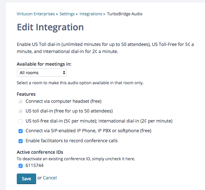 Enable Facilitators to record conference calls