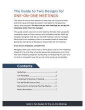 What Is A One On One Meeting